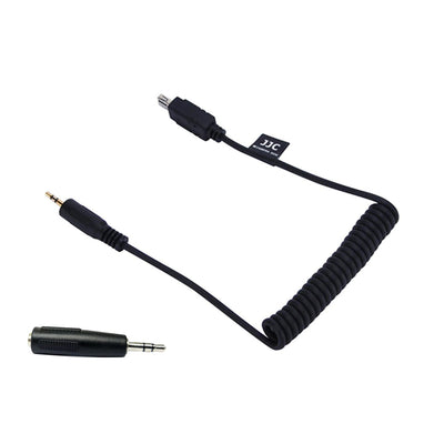 JJC Cable-M Connecting Cable with 2.5mm-3.5mm Adapter for Nikon DC2 Type Cameras